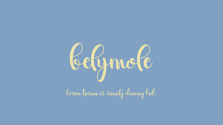 belymole Font