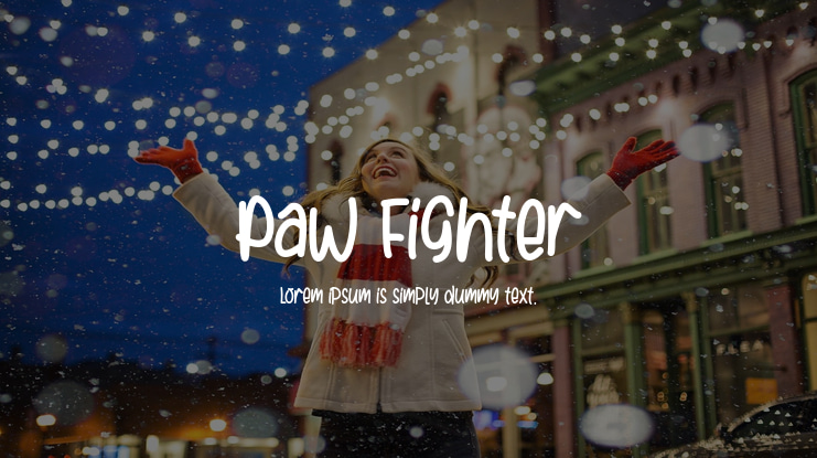 Paw Fighter Font