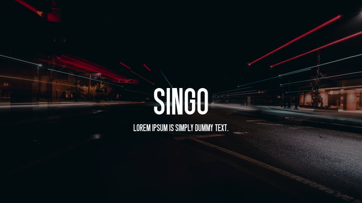 Singo Font Family