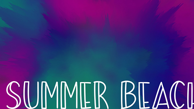 Summer Beach Font