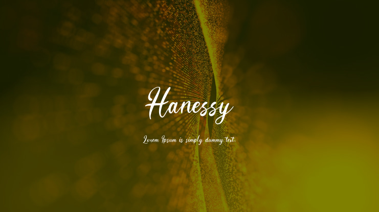 Hanessy Font