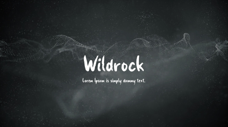 Wildrock Font