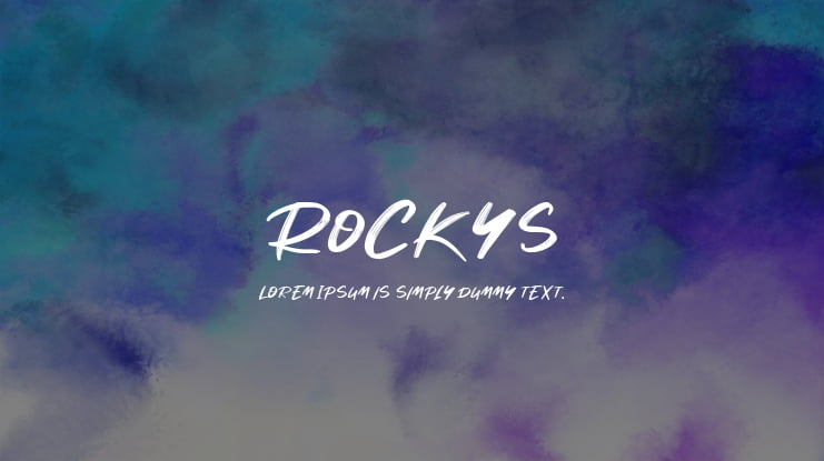 Rockys Font