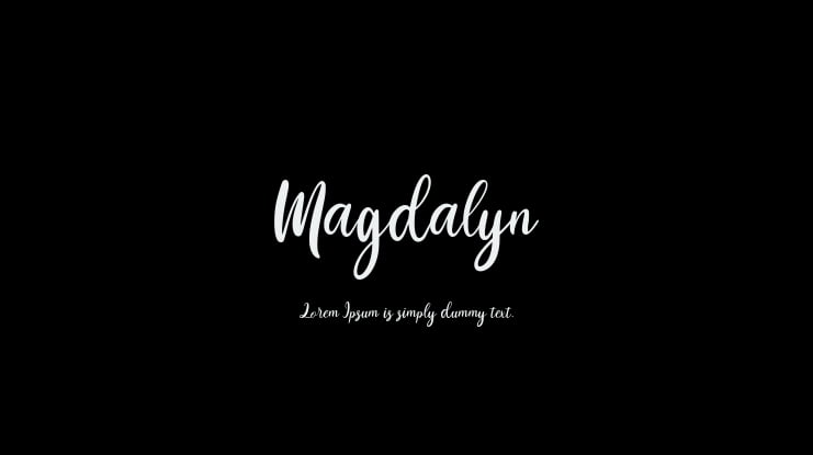Magdalyn Font