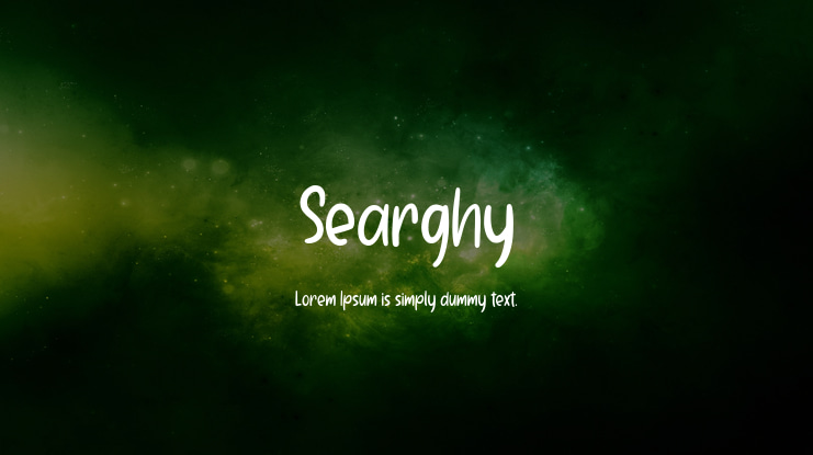 Searghy Font