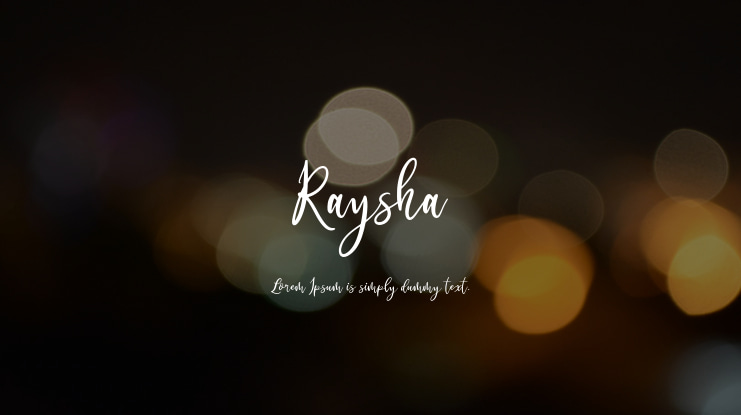 Raysha Font