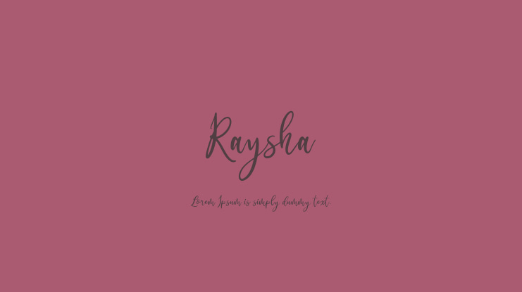 Raysha Font