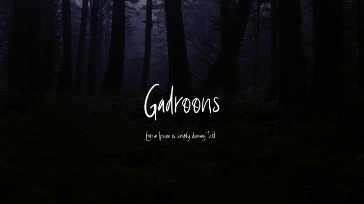 Gadroons Font