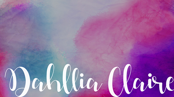 Dahllia Claire Font