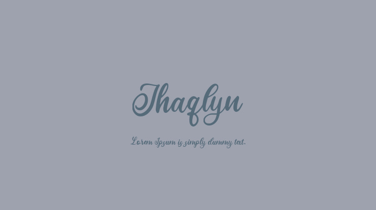 Jhaqlyn Font
