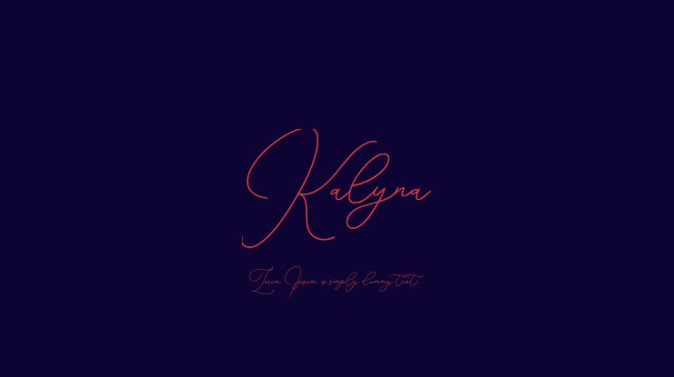 Kalyna Font