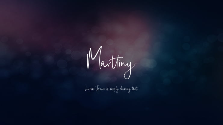 Marttiny Font