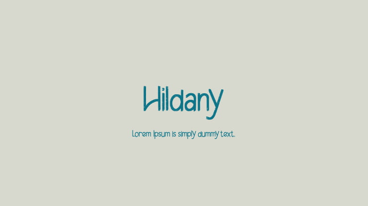 Hildany Font