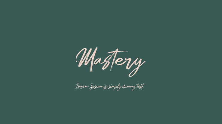 Mastery Font