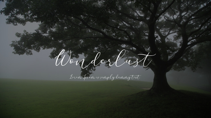 Wonderlust Font