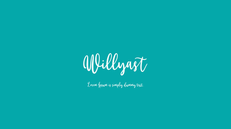 Willyast Font