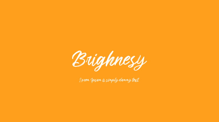 Brighnesy Font