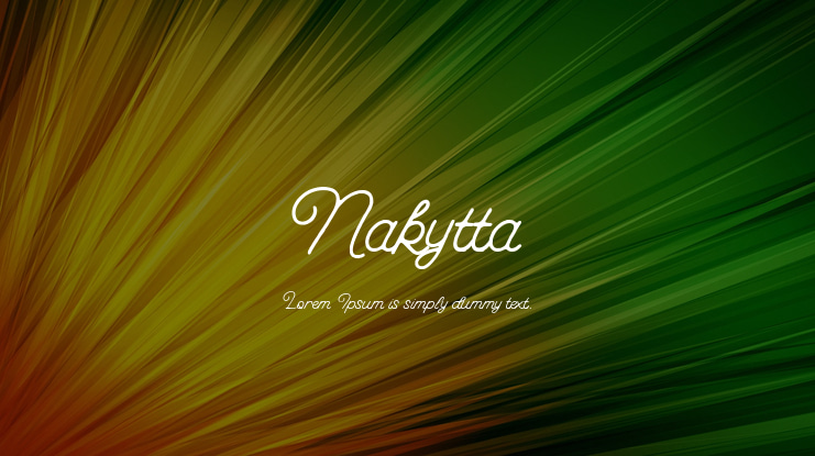 Nakytta Font