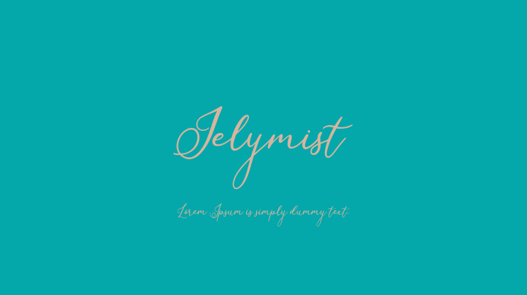 Jelymist Font