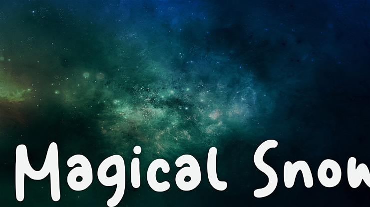 Magical Snow Font