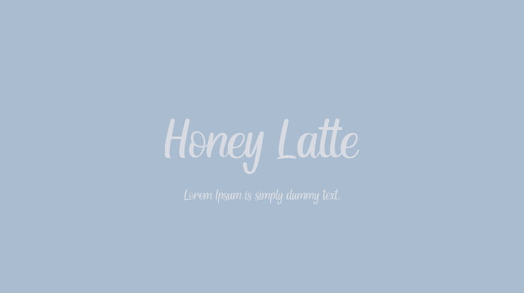 Honey Latte Font