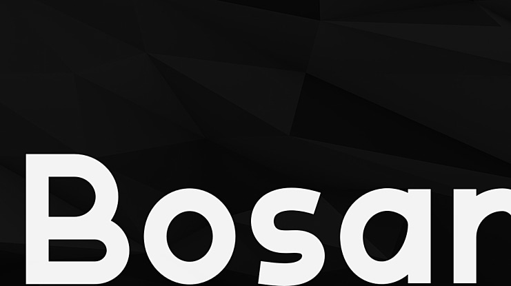 Bosan Font