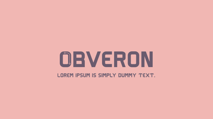 Obveron Font