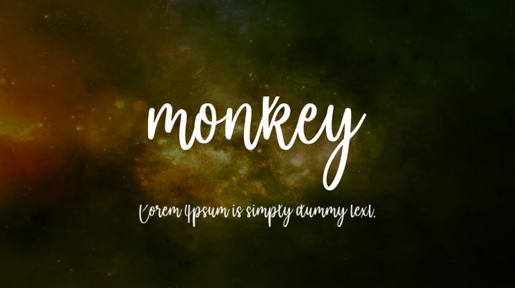 monkey Font