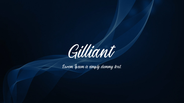 Gilliant Font