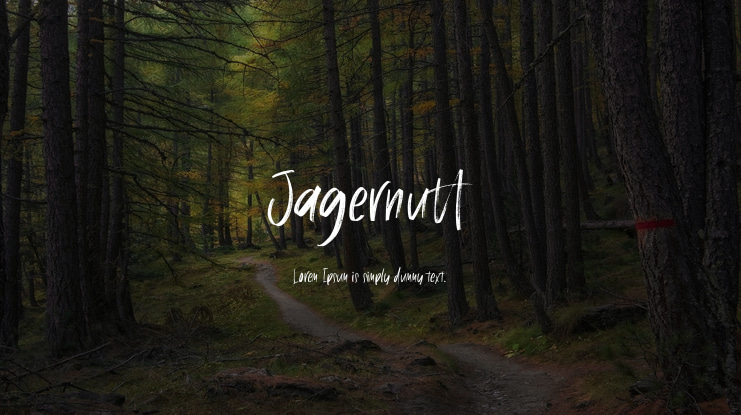 Jagernutt Font