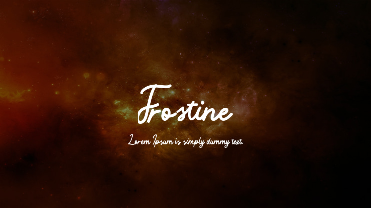 Frostine Font