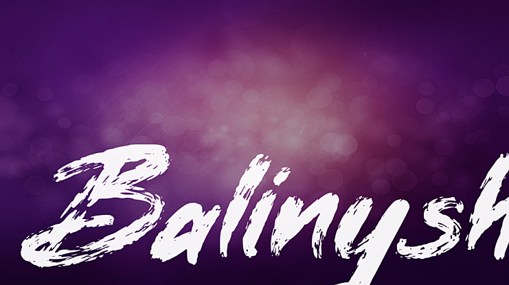Balinysh Font