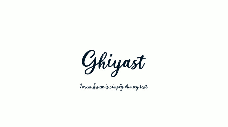 Ghiyast Font