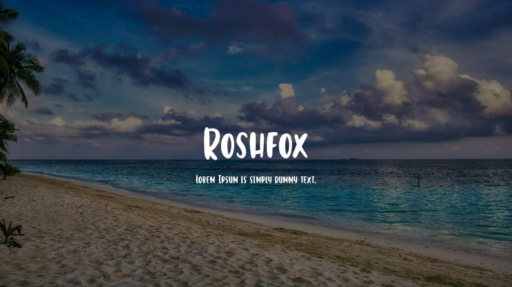 Roshfox Font
