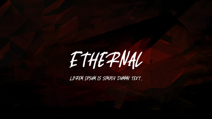 Ethernal Font