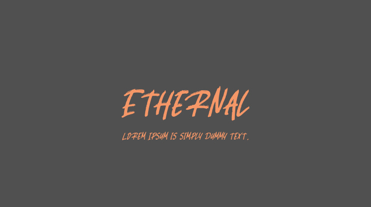 Ethernal Font