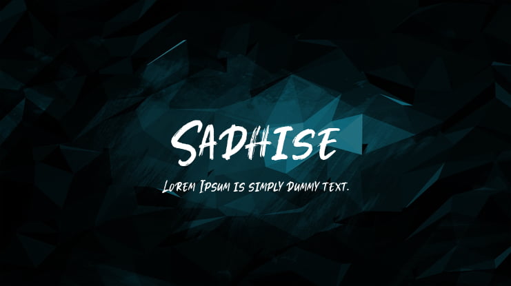 Sadhise Font