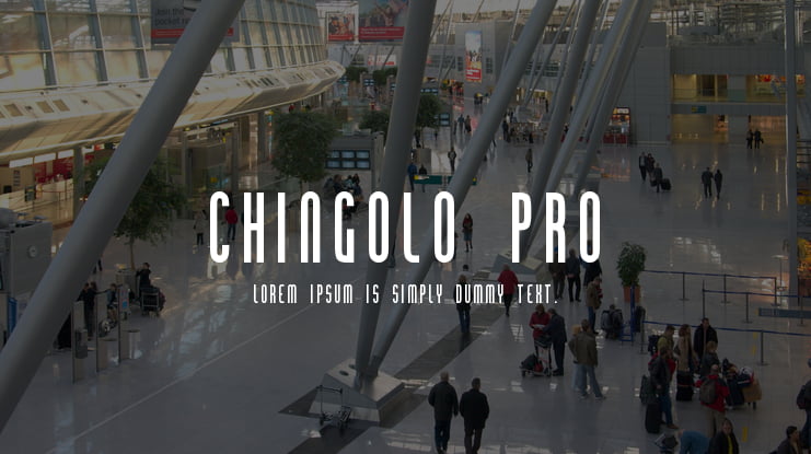 Chingolo Pro Font