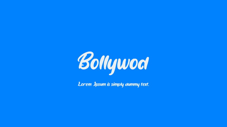 Bollywod Font