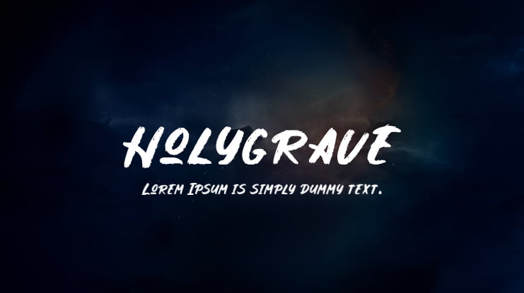 Holygrave Font