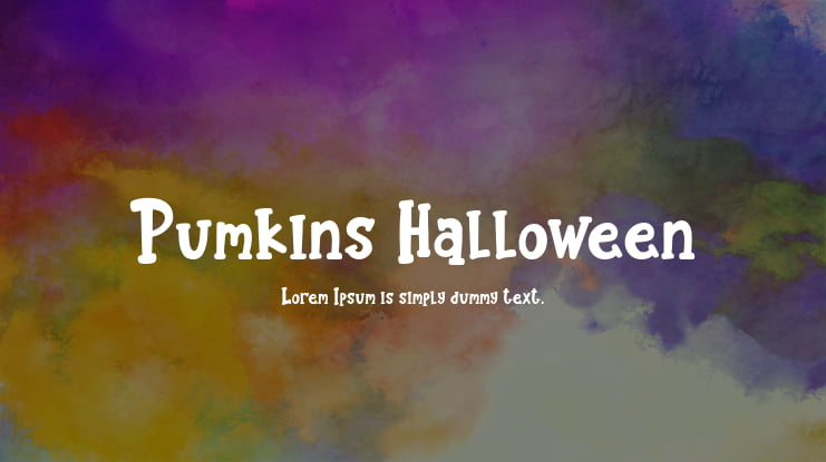 Pumkins Halloween Font