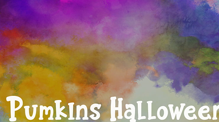 Pumkins Halloween Font