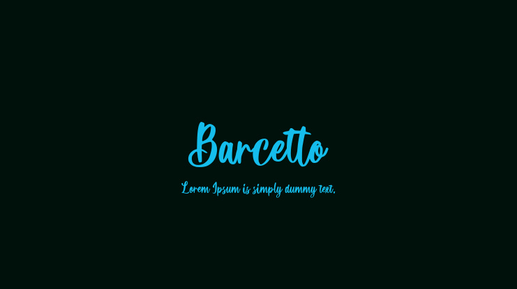 Barcetto Font