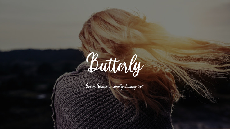 Butterly Font