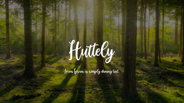 Huttely Font