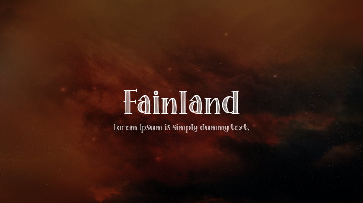 Fainland Font