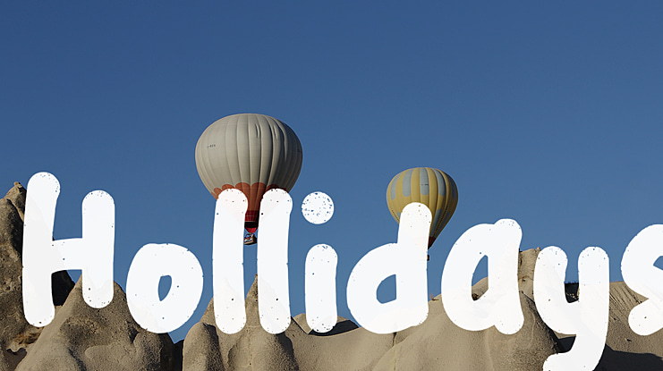 Hollidays Font