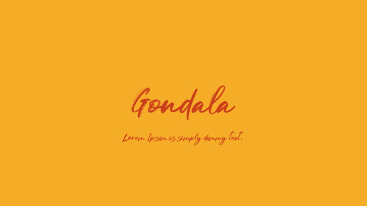 Gondala Font
