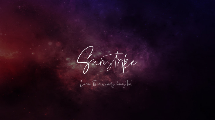 Sunstrike Font