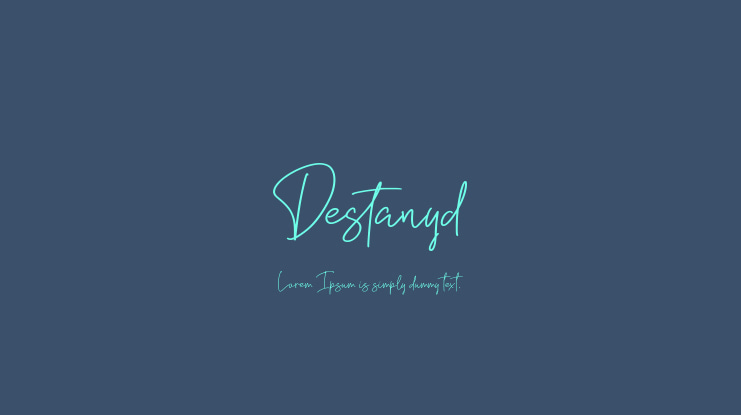 Destanyd Font